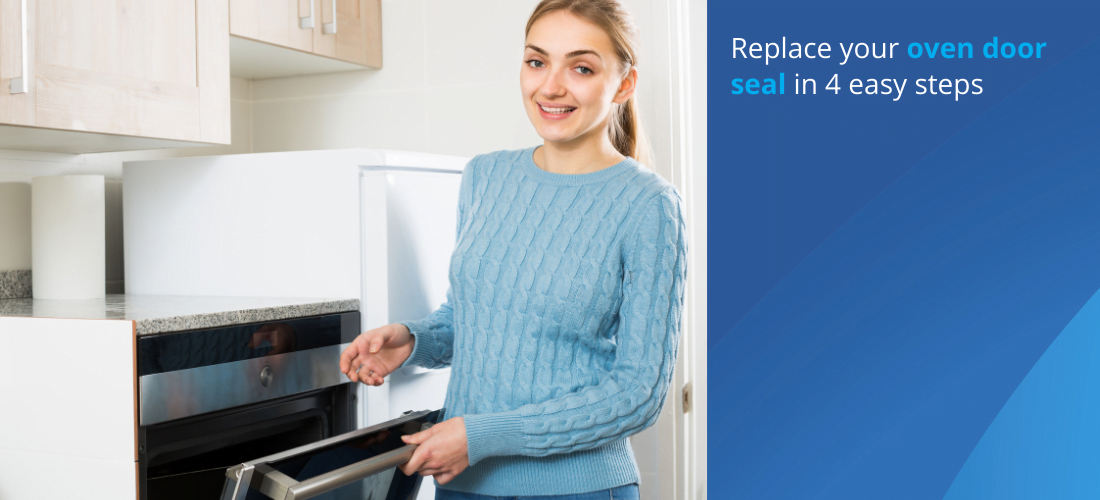 Replace oven door seal