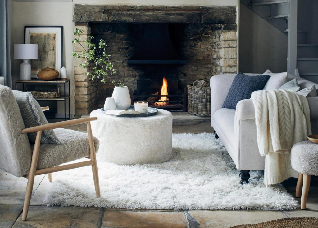 Keep house warm with rugs
